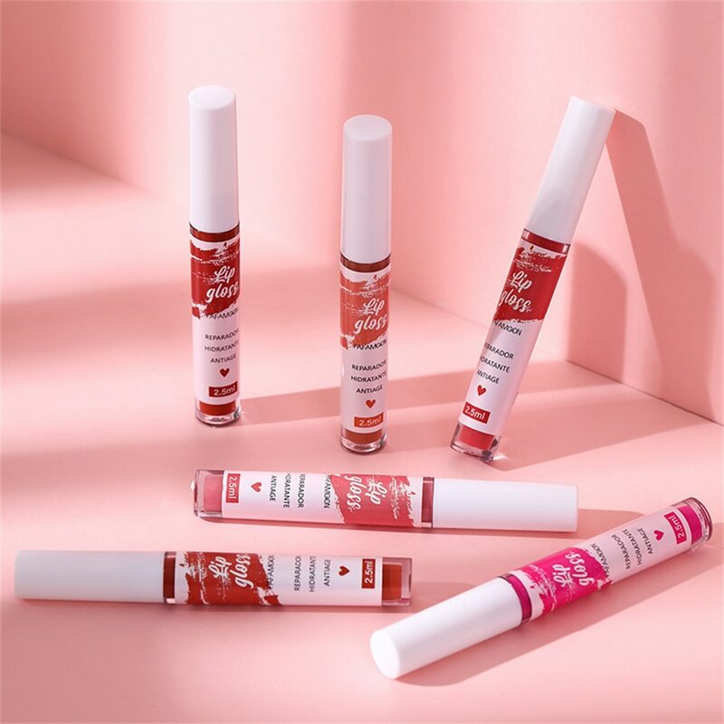 12 Colors Moisturizing Modifying Lip Shape Lipglaze Waterproof Matte Lip Gloss Long Lasting Nourishing Lipstick Korean Makeup