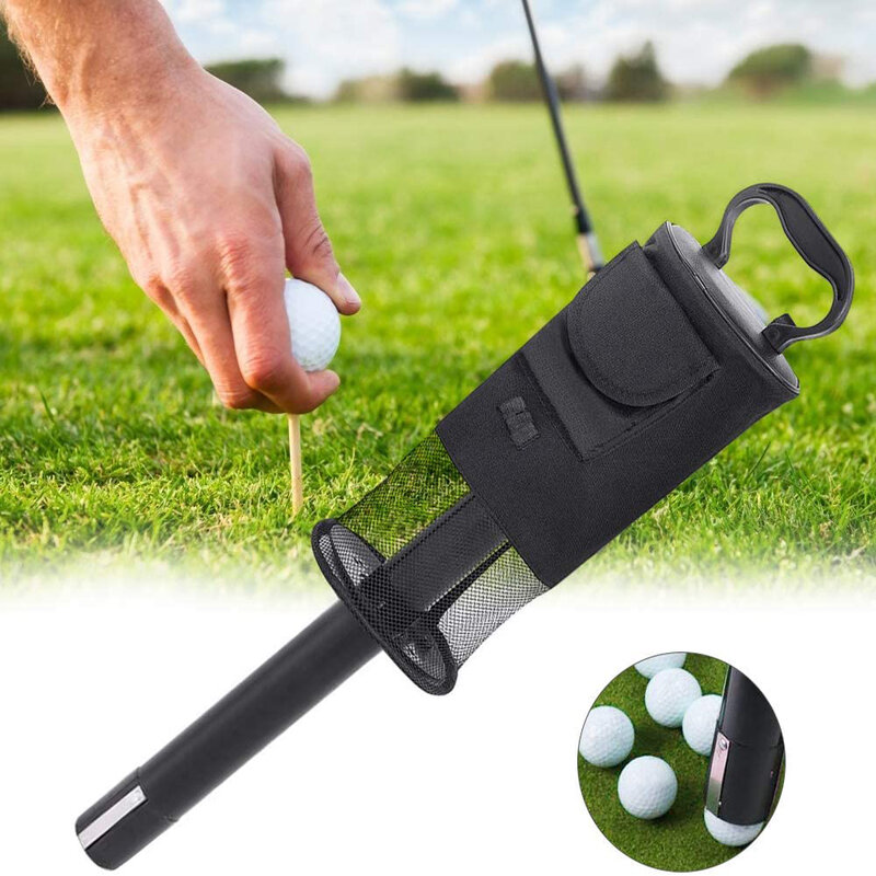 Golf Ball Pick Up Retriever Tasche Halten Bis Zu 70 Bälle Entfernbarer Tragbare Einfach Zu Abholung Bälle Robust Und durable Golf Zubehör