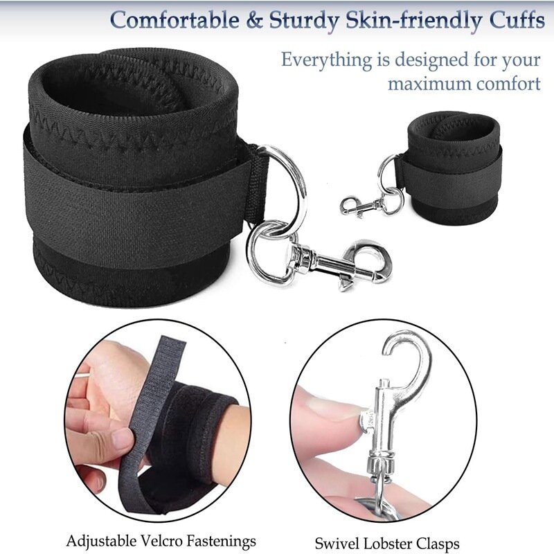 SM Adult Bandage Bdsm Adjustable Bed Bandage Four Corner Bed Binding Sex Tool for Couple SM Props Adult Sex Product