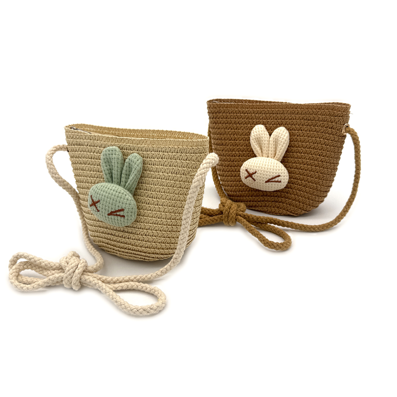 Coelho Crossbody Bag para Maternidade e Crianças, Mini Outing Bag, Acessórios de Vestuário para Bebês, Coin Purse, Children's Cute Rabbit