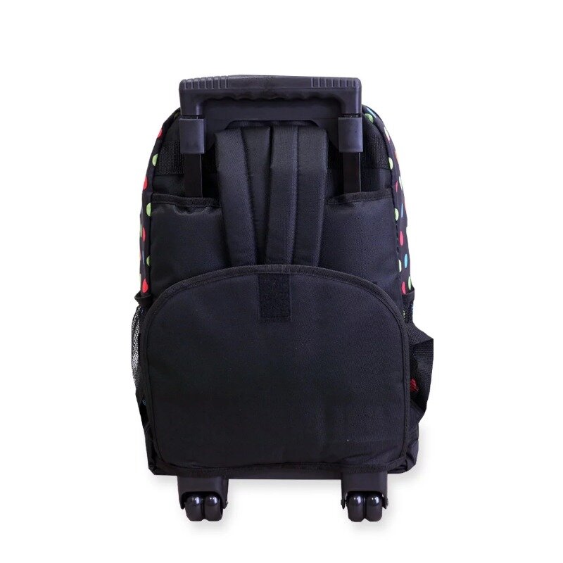 Unisex Black All Ages Shoulder Book Bag, transportadora para escola, trabalho, esportes, viagens, 9045WH-BK