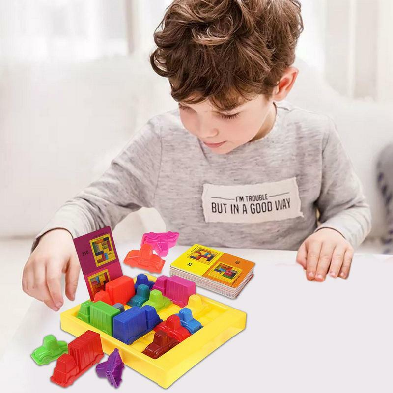 Permainan Geser เกมตรรกะสำหรับชั่วโมงเร่งด่วนของเล่นเพื่อการศึกษาก่อนวัยเรียนกิจกรรมการเรียนรู้ของเล่น kado ulang tahun ของเล่นเพื่อการเดินทางสำหรับเด็ก