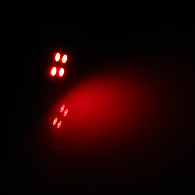 1x الأحمر سيارة T10 W5W سقف لمبة لوحة ترخيص مصباح 4 بواعث 3528 SMD LED 159 161 168 2521 A020