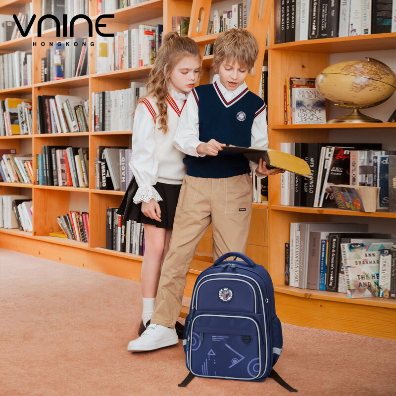Vnine Rucksack für Jungen und Grundschüler, neuer, 1. bis 6. Klasse Kinder rucksack mit reduzierter Belastung
