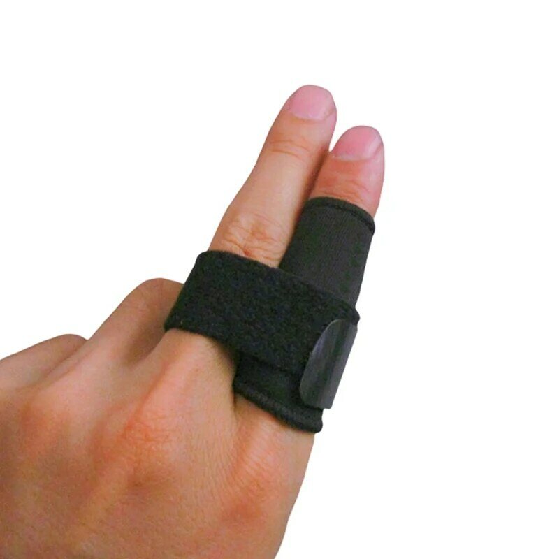 Respirável Dedo Splint Wrap, lavável, anti-derrapante, protetor de dedos profissional, protetor de bandagem para basquete, voleibol, 1pc