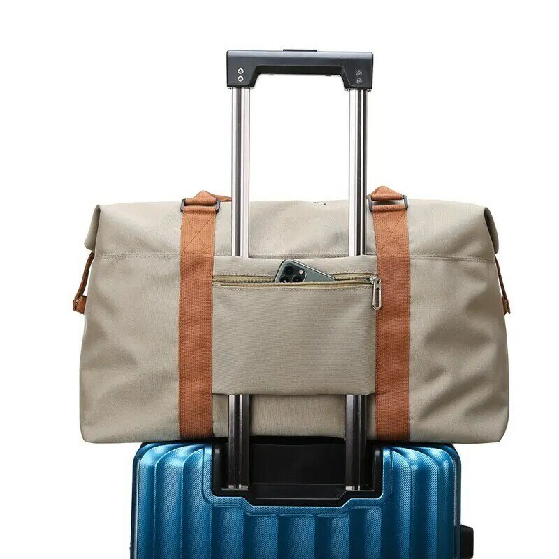 1pc旅行バッグユニセックス大容量防水ハンドバッグポータブル荷物保管用ビジネス旅行