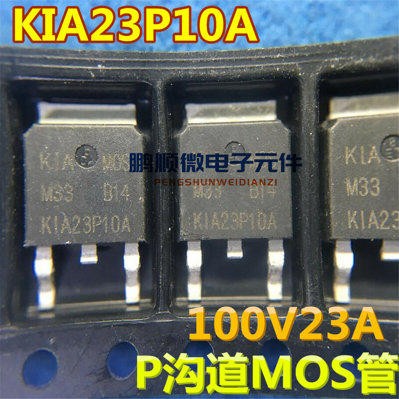 20pcs original novo Chip TO-252 KIA23P10A -23A -100AP canal para canalizar transistor MOSFET