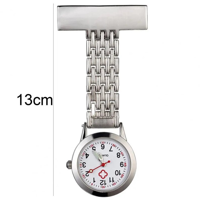 Indossabile per regalo orologio spilla stile metallo regalo infermiera tasca per regalo