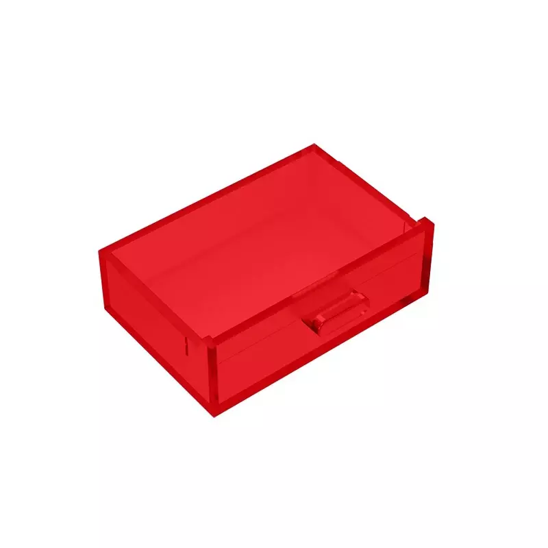 Armário recipiente para crianças, blocos de construção educacionais, DIY Tech, compatível com Lego 4536, gaveta 2x3, GDS-1301