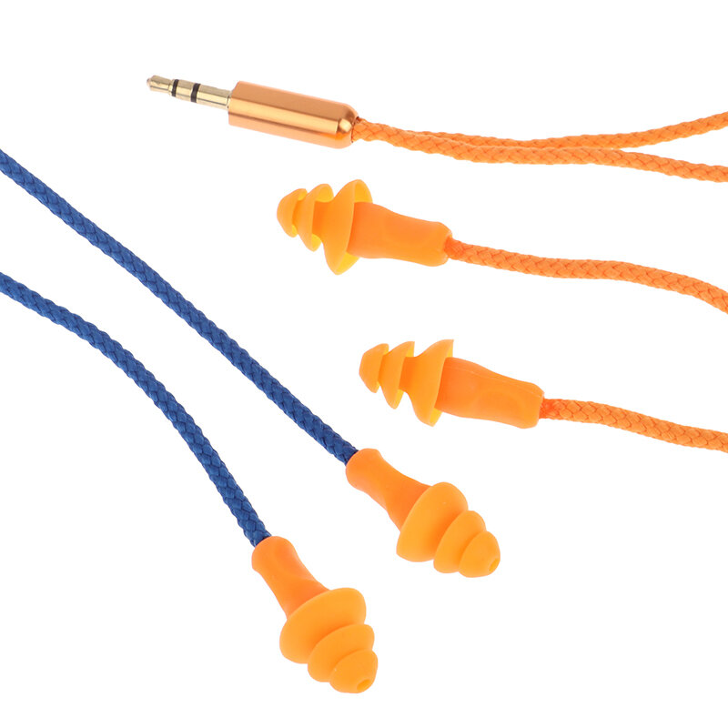 Auriculares intrauditivos creativos con aislamiento de ruido, tapones para los oídos con cancelación de ruido Industrial de silicona para trabajo laboral, protección auditiva