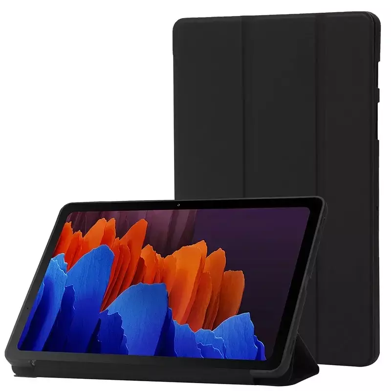 For Samsung Tab A9 Case 8.7" Trifold PU Leaher Soft Back Stand Tablet Coque For Galaxy Tab A9 8.7 inch SM X110 X115 Case Funda