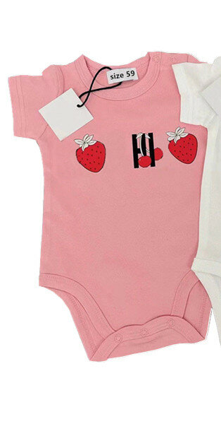 Summer Baby Jumpsuit Strawberry Pattern Newborn Boys Girls Romper Baby Jumpsuit Kid Clothes