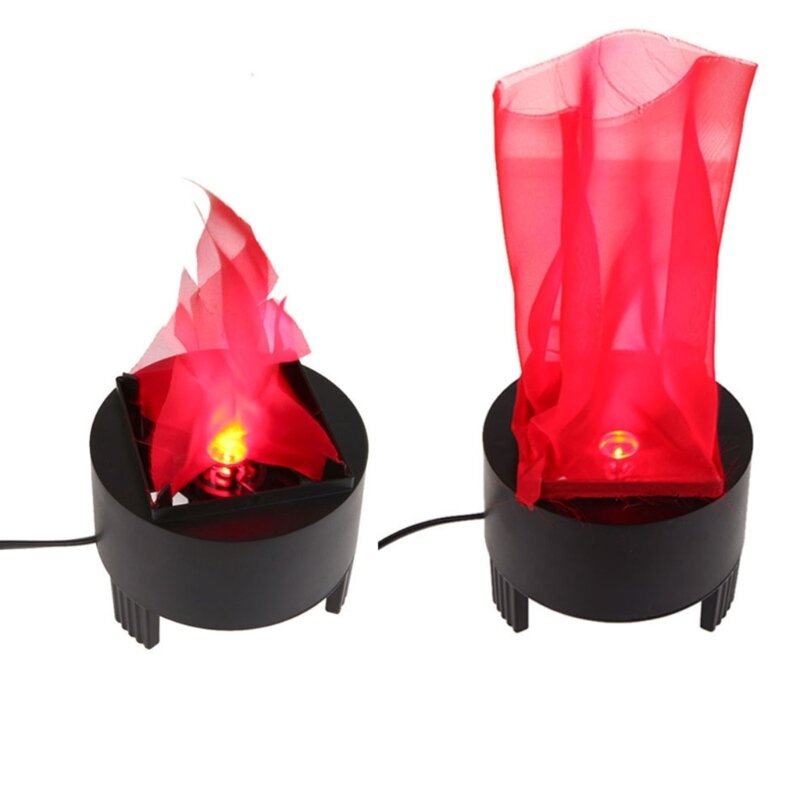 Flickering Fire-Flame Electronic Flame Night Light Props LED Fake Fire-Flame Lights Flamme Lampe Props pour Noël