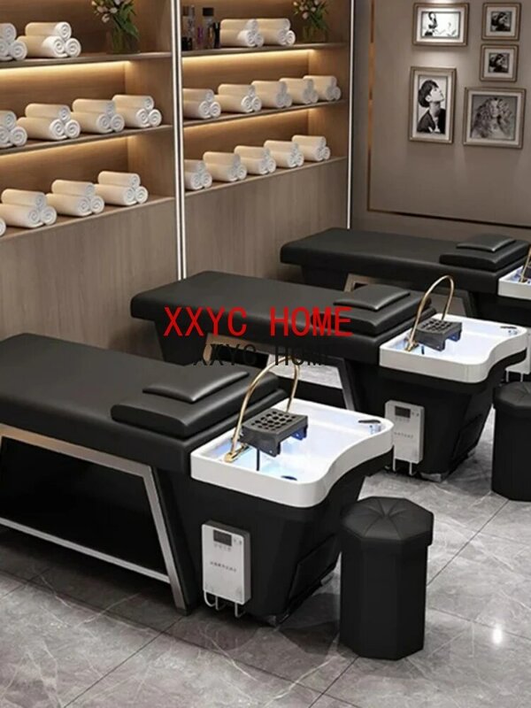 Chaises de luxe pour shampoing et thérapie, mobilier de luxe pour styliste et masseur, MQ50SC