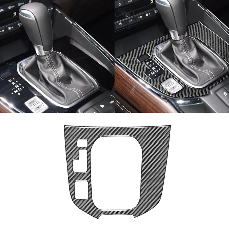 Voor Mazda Cx9 2016-2020 Centrale Bediening Versnellingspook Afdekking Sticker Koolstofvezel Interieur Pegatinas De Coche