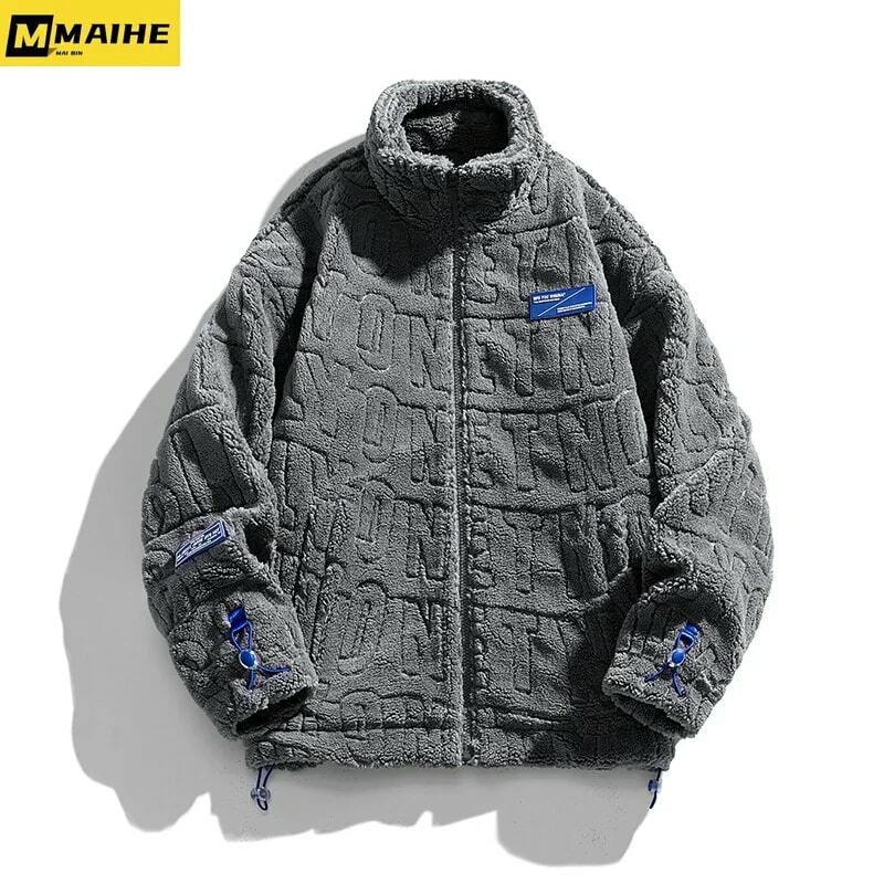 90% down jacket for men comfortable Soft lamb wool thick warm coat High-end winter short white duck down jacket Fleeced clothing
