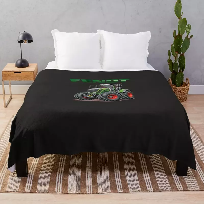 Fendt German Tractors Essential T-Shirt Throw Blanket Fluffy Shaggy Luxury Thicken Sleeping Bag Blankets