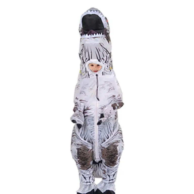 T-REX Costume For Children Kids Jurassic Mascot Inflatable Thanksgiving Christma Dinosaur Anime Cosplay Party Show Fanny Dress