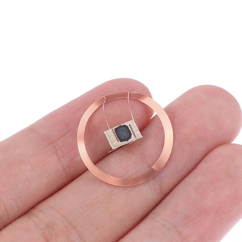 5Pcs 13 56MHz Modifiable UID Card Coil Self-adhesive Coil RFID Antenna Card Buckle Replaceable Chip