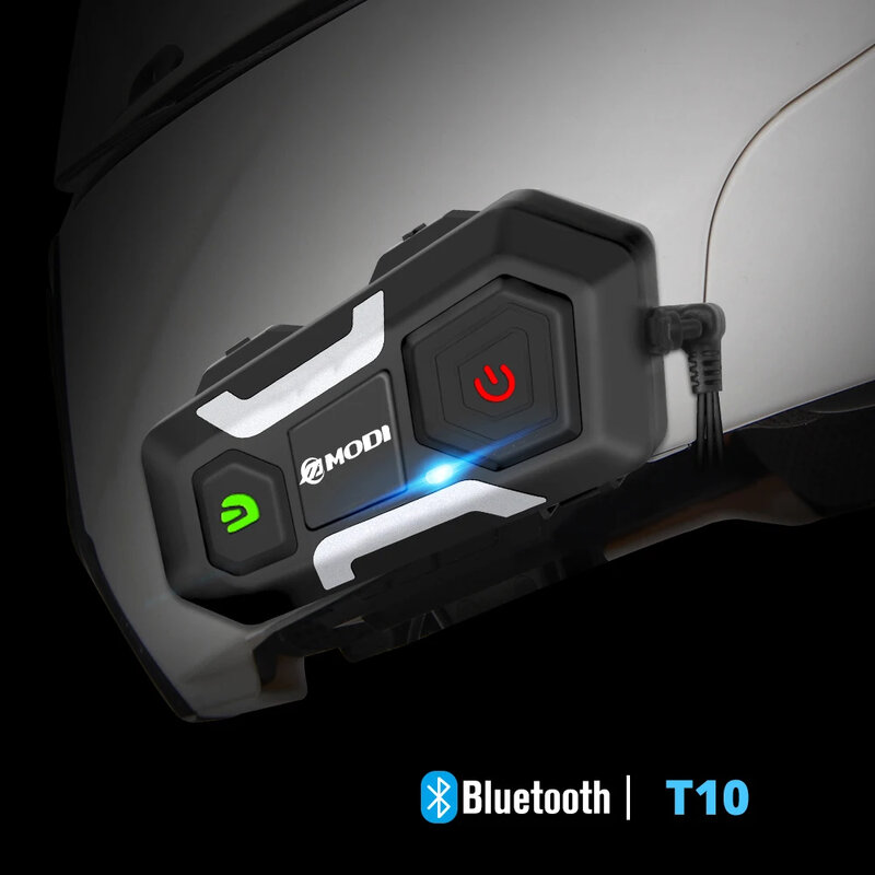 Motorcycle Helmet Headset Universal Helmet Intercom Moto Headset 1200M BT Waterproof Noise Reduction Wireless Bluetooth Intercom