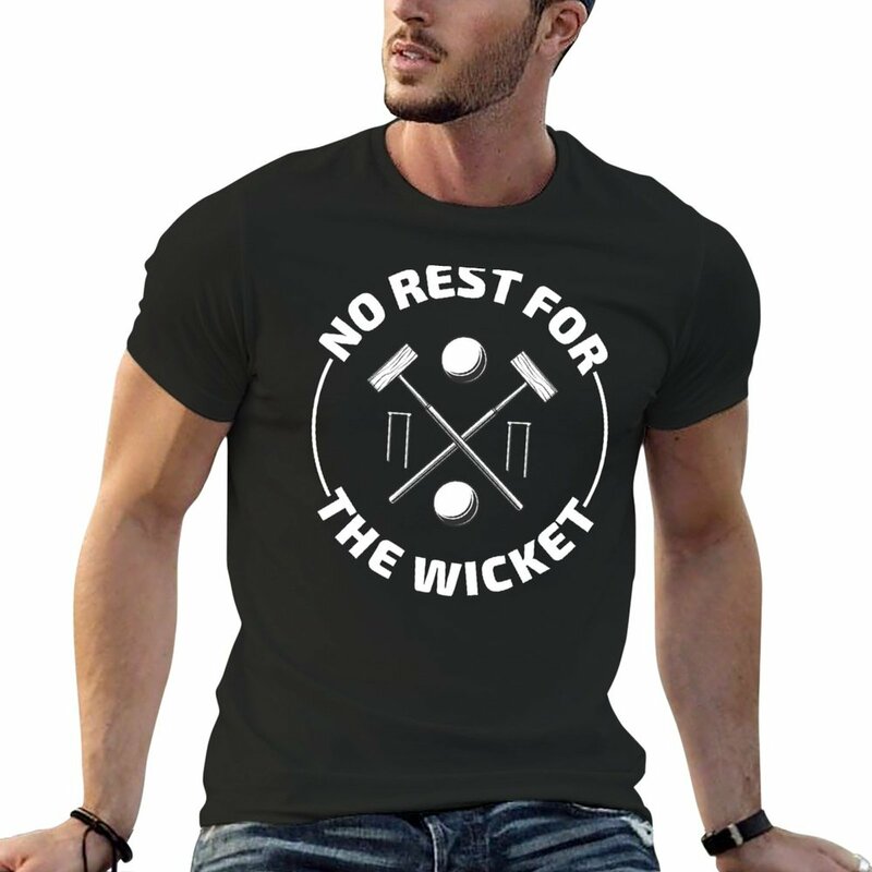 New Croquet Croqueters Indoor Outdoor Players Funny T-Shirt summer top graphic t shirts mens t shirts
