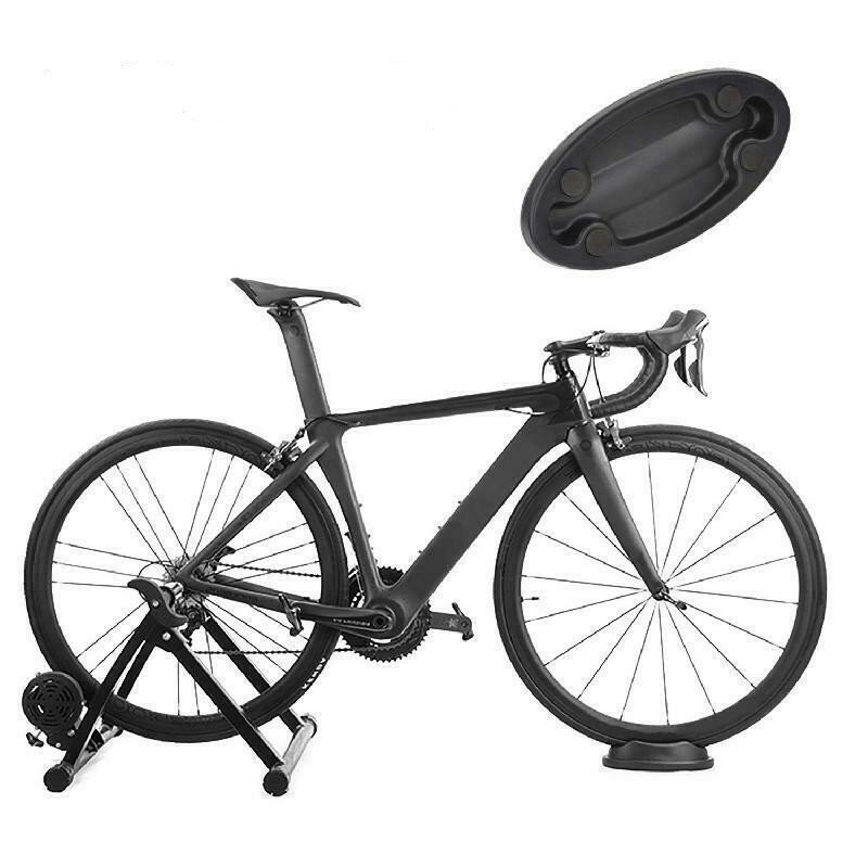 Marco de fijación de rueda delantera de bicicleta para interiores, soporte de bloque elevador de rueda delantera, almohadilla de soporte de entrenador de bicicleta, piezas de carretera
