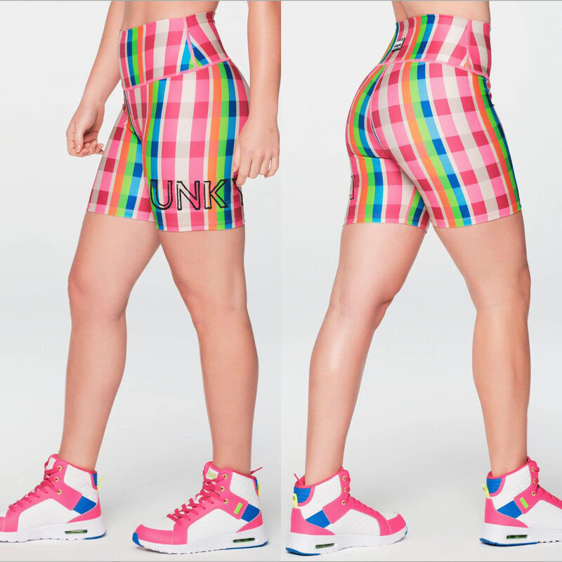 Nowe wzory bottom Fitness taniec biegowy damski krótkie spodnie 0400