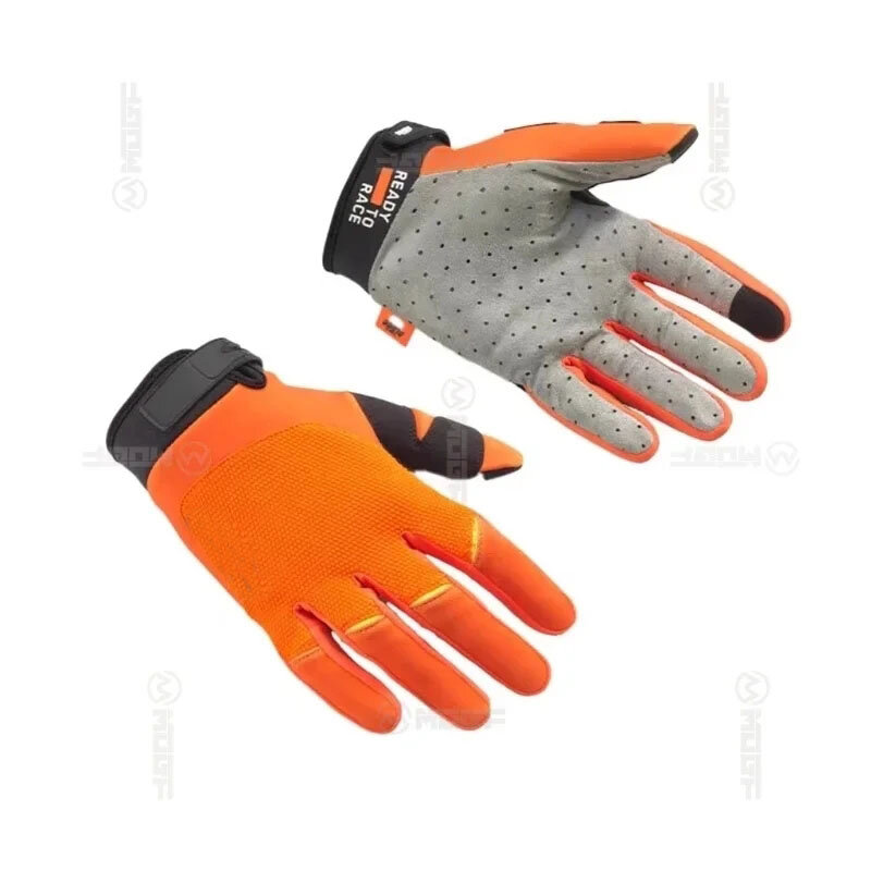 Neue touchscreen moto motorrad handschuhe für die freizeit zum rennen von mounbike mx handschuh orange motocross rad handschuhe größe S-XXL kt