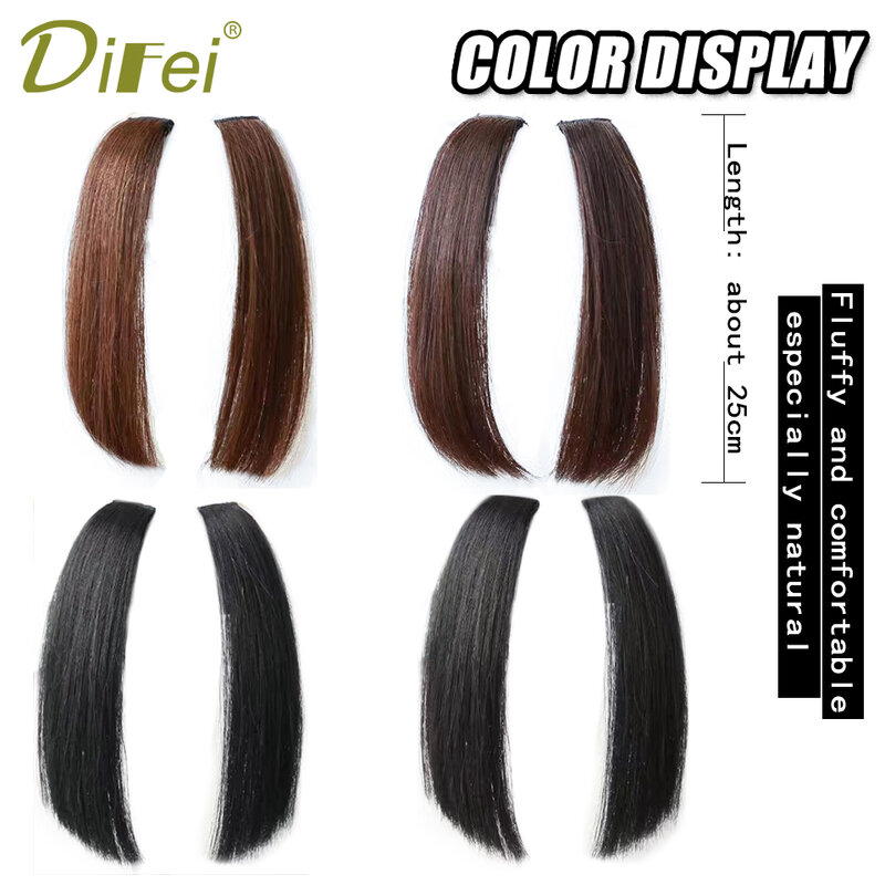Wig Princess Cut Patch Natural Seamless Hair Extension Synthetic Hair Japanese Invisible Forehead Wig Piece
