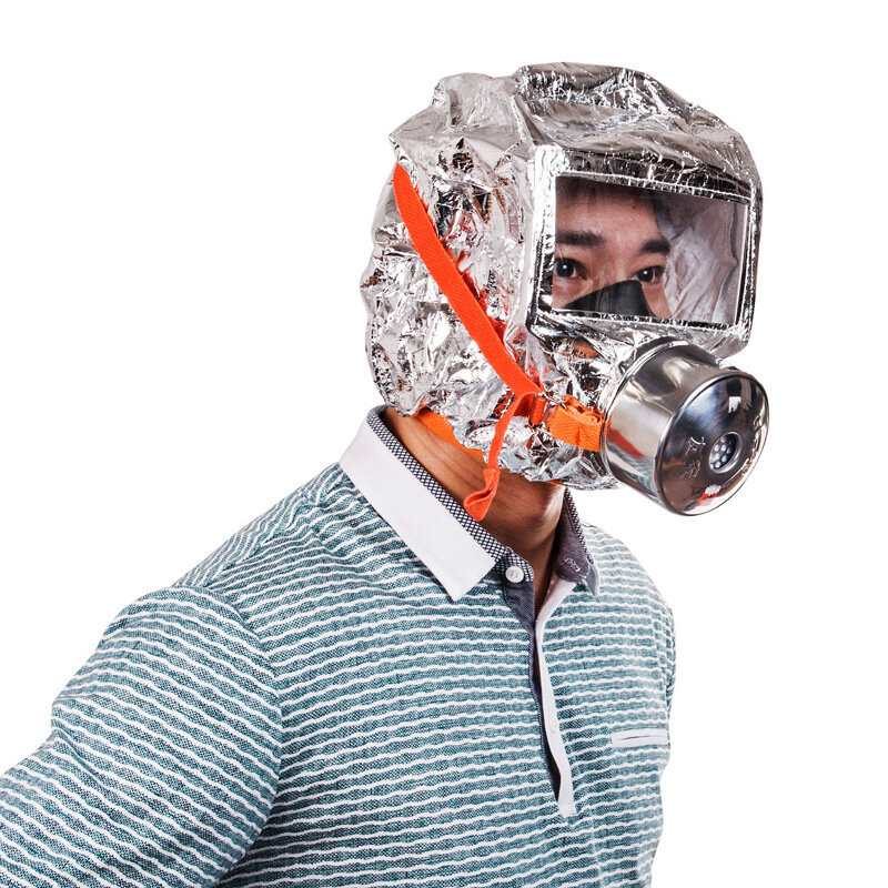 Maska przeciwpożarowa hotelowa maska dymna Tzl30 z filtrem samoistnym Respirator maska ewakuacyjna