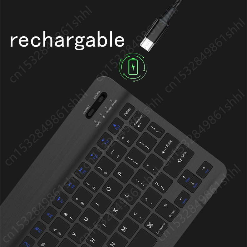 Keyboard clarer zerty Francais, untuk Xiaomi Pad 6 Pro Mi Pad 6 Mi Pad 5 Pro lampu latar pelangi nirkabel Teclado Rusia Spanyol