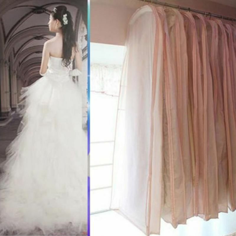 Y1UB 150 سنتيمتر كبير غير المنسوجة النسيج فستان الزفاف ثوب مسائي غطاء مقاوم للغبار الزفاف