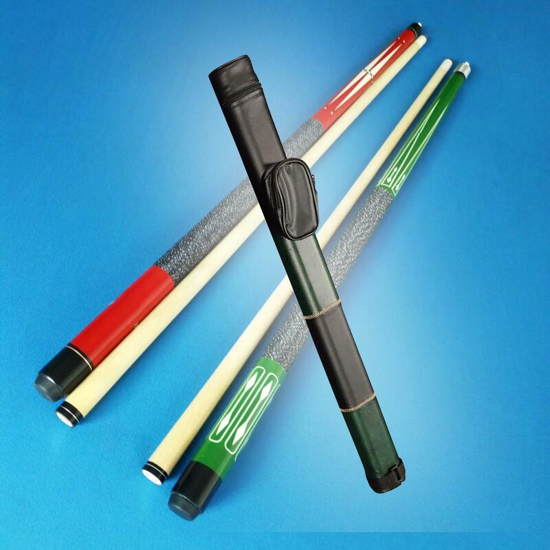 Pool Cue Case PU Portable Billiard Carrying Holder Pool Cue Rod Carrying Bag for Snooker Outdoor Women Men Sports Accessory