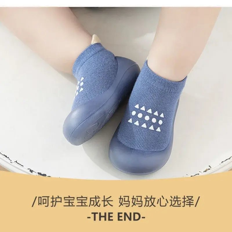 Sapatos de sola macia para bebês meninos e meninas, meias para criança, nova moda, primavera e verão