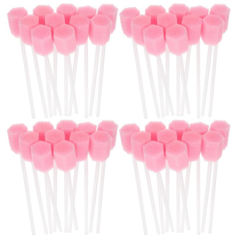 Oral cotonetes boca esponja cotonete limpador de limpeza de cuidados com o bebê escova de dentes dental língua estéril descartável swabsticks infantil dente