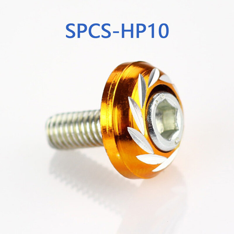 SPCS-HP10 de tornillo de aluminio para patinete eléctrico, M6 de aluminio para motor GY6, 125cc, 150cc, 152QMI, 157QMJ
