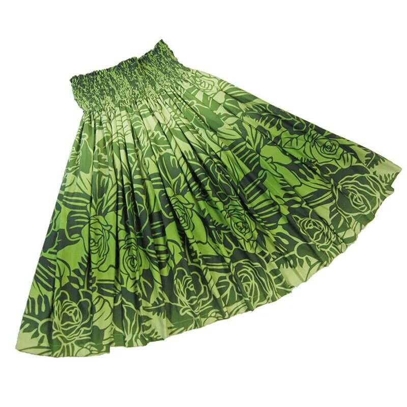 2024 Summer Hawaii Hula Dance Single Pa'u Skirt Floral Print Women Wear Paw Skirt Party Decoration Fashion Performace Dress