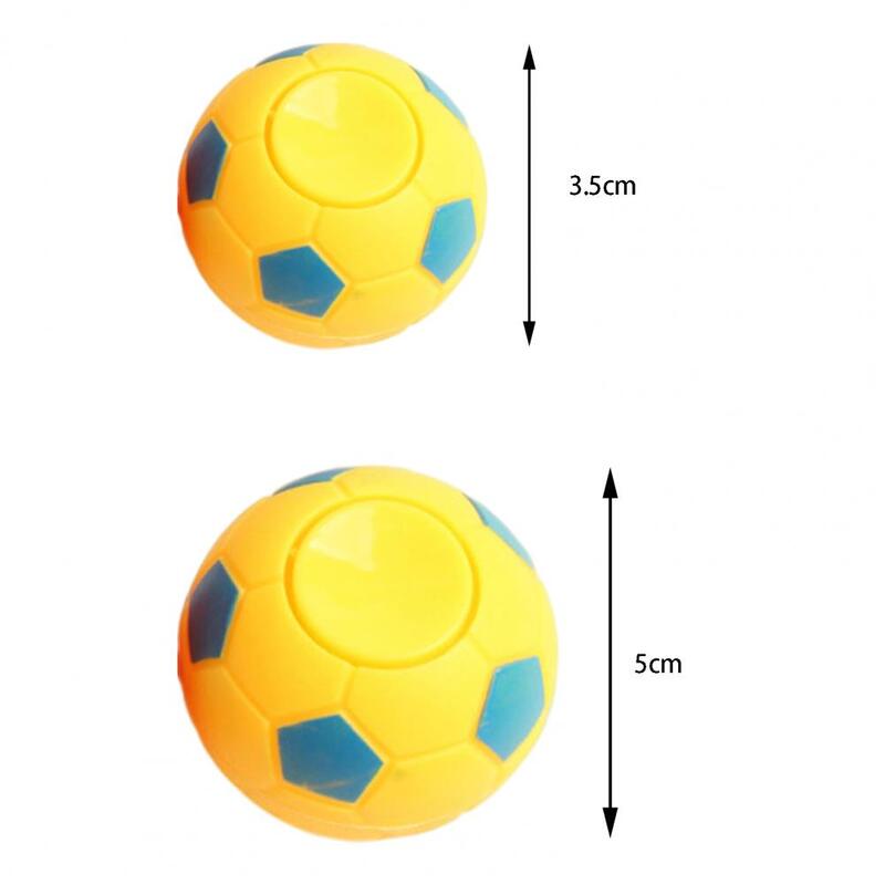 Fidget sepakbola dapat diputar Gyro bola Mini alat peraga menyenangkan mainan lubang penghilang stres Fidget Spinner olahraga sepak bola mainan ujung jari pesta