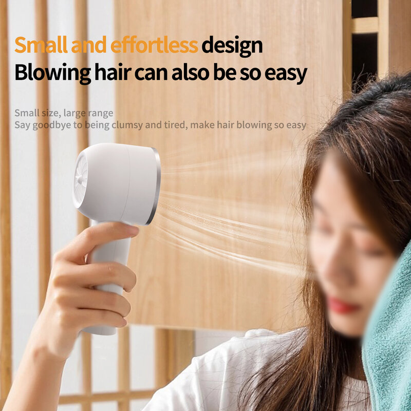 Xiaomi-Ventilateur à main portable, affichage numérique, injuste, sans lame, USB, aste, personnel, extérieur, faible bruit, nouveau, 2024