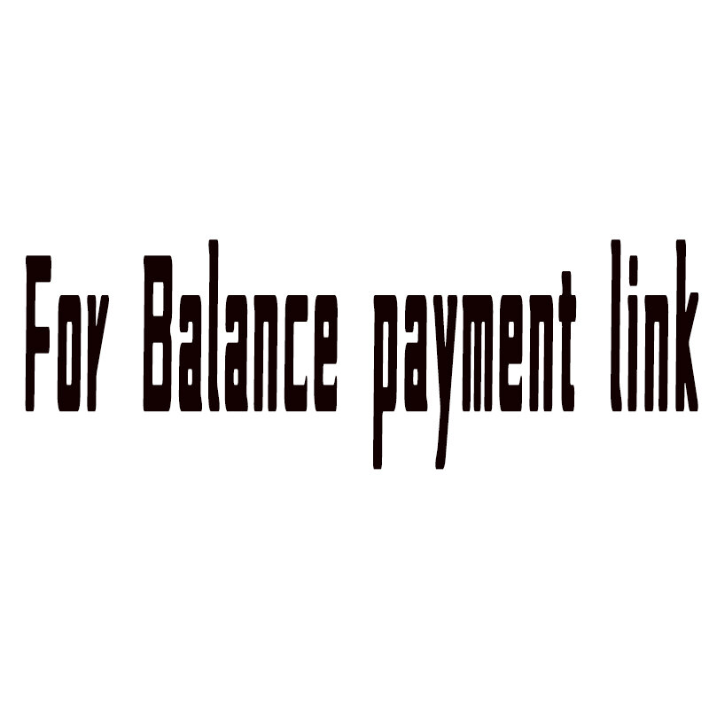For Balance payment link