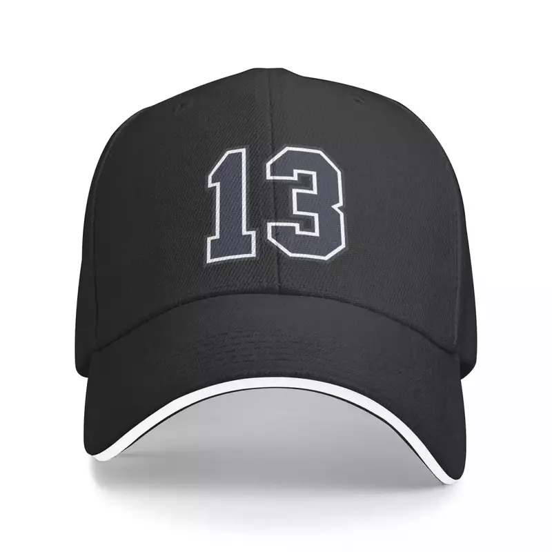 Gorra de béisbol con número 13 para hombre y mujer, gorro deportivo de lujo para senderismo, sombreros para el sol, 13