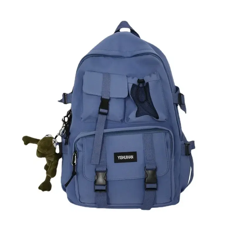 Нейлоновый рюкзак для женщин, вместительная школьная сумка для студентов колледжа, модные повседневные дорожные портфели для мальчиков и девочек