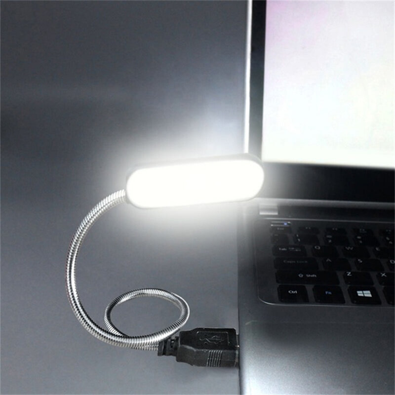 Book Light Night Lights Powered By Laptop Notebook Computer Christmas Gift Led Light Travel Portable USB Reading Lamp Mini Led