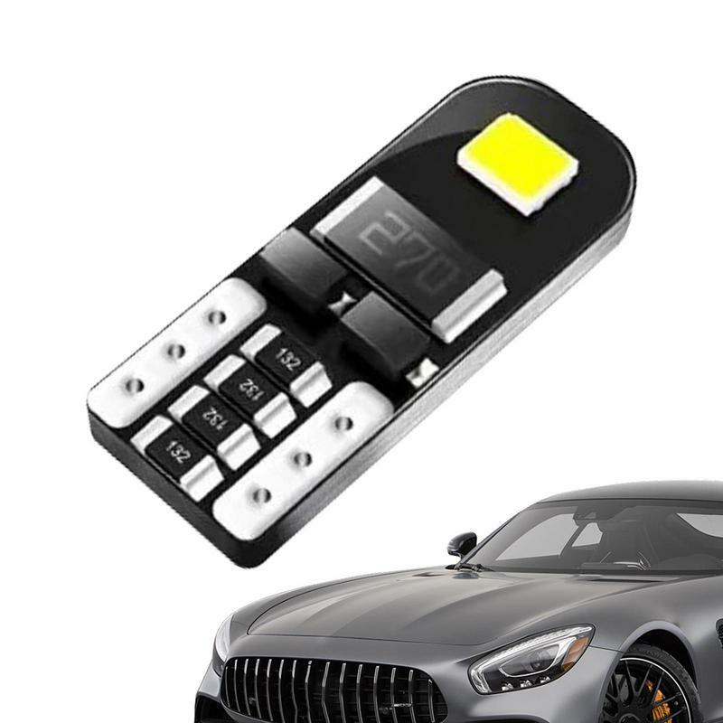Samochód T10 RGB samochodowa żarówka LED LED z kopułą i wewnętrzną tylną kabiną światła duża odporność na silne chłodzenie samochodu T10 RGB LED żarówka do RV