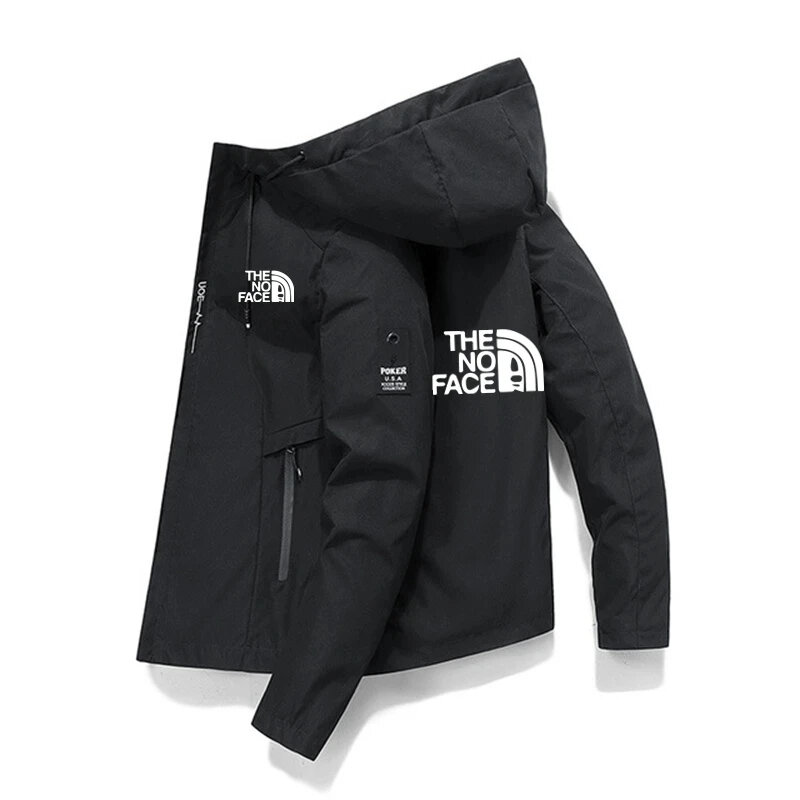 Ветрозащитная куртка для мужчин, повседневная куртка с капюшоном, уличная спортивная куртка высокого качества, новая модель для весны и осени, 2023