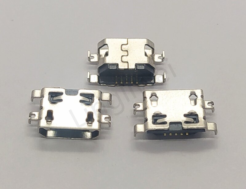 Mini conector micro usb para motorola moto e5 e4 alcatel 5025g, 10-100pcs