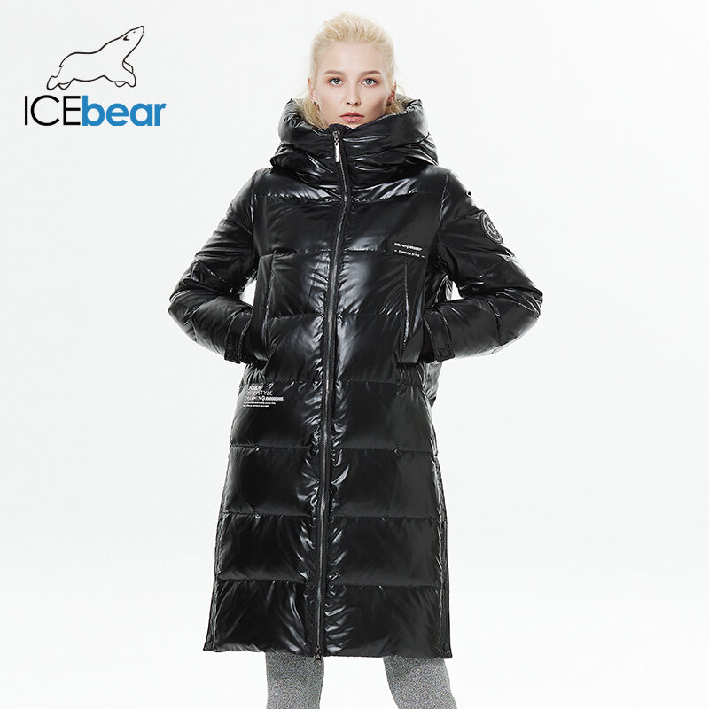 ICEbear-Doudoune allongée pour femme, au-dessus du genou, à la mode, nouveau style, hiver 2023, GWY22527D