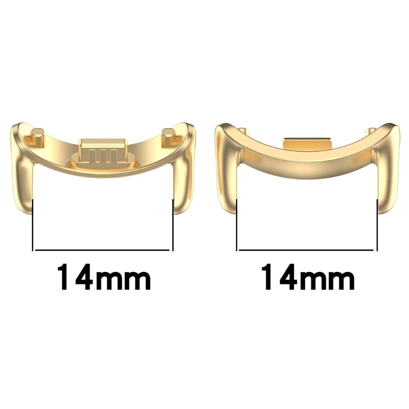 Watch Strap Connector Head Grain Metal Link Adapter Attachment for Mi Band 8 2x