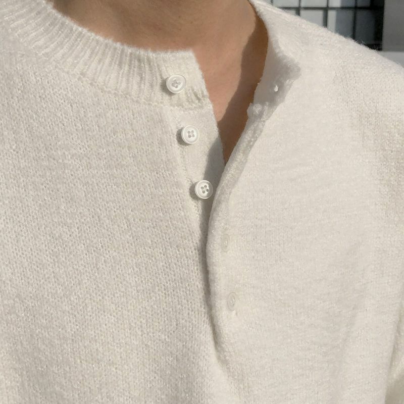 Suéter de punto para hombre y mujer, prenda de punto de Color sólido, estilo Retro, informal, suelto, A263, otoño e invierno, 2023