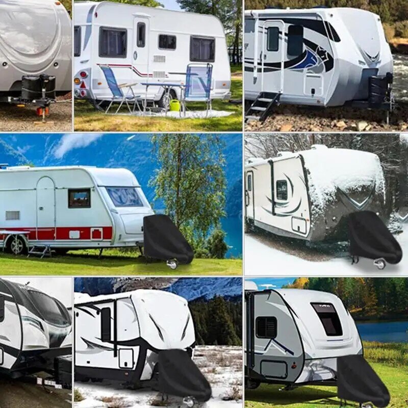 Impermeável Caravan Hitch Cover, Tongue Jack Capa Protetora para RV, Trailer Tow Ball, Acoplamento Covers, Automóveis Acessórios